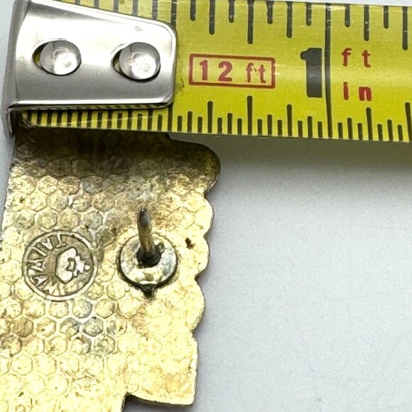 U.S.M.C. Uncle Sams Misguided Children Enamel Lapel Pin Rubber Clutch Back Vtg - Picture 5 of 9